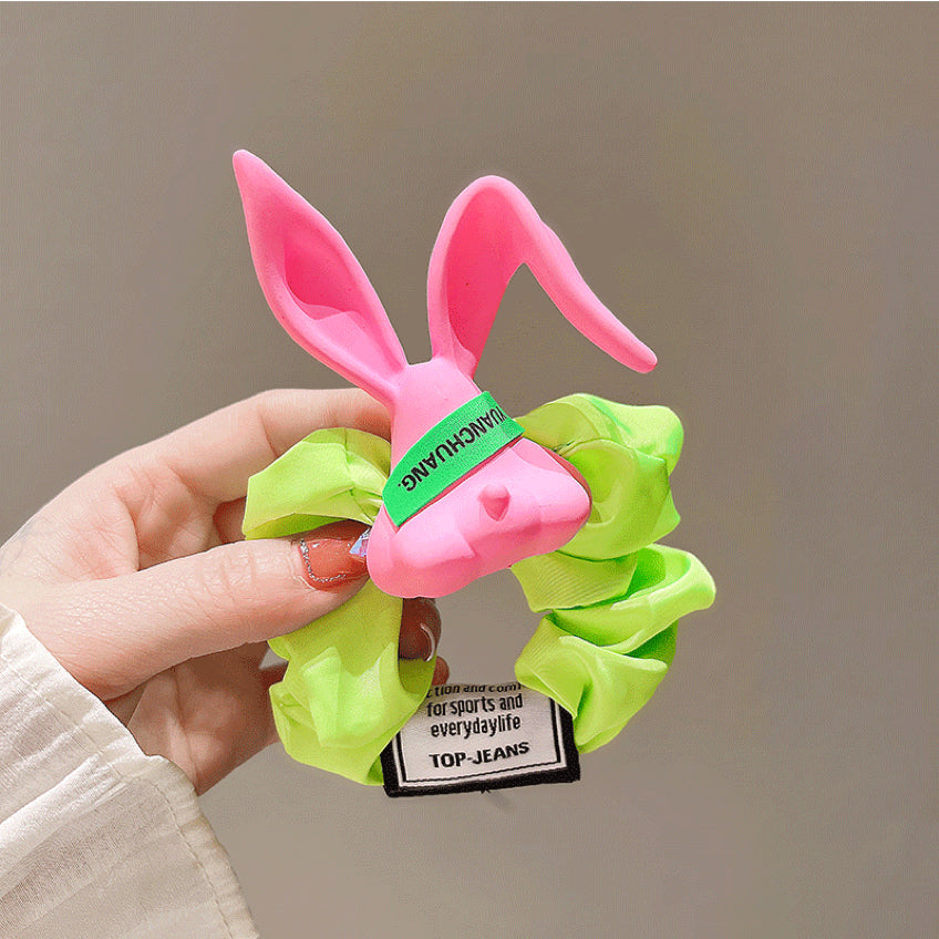 Rabbit hair tie