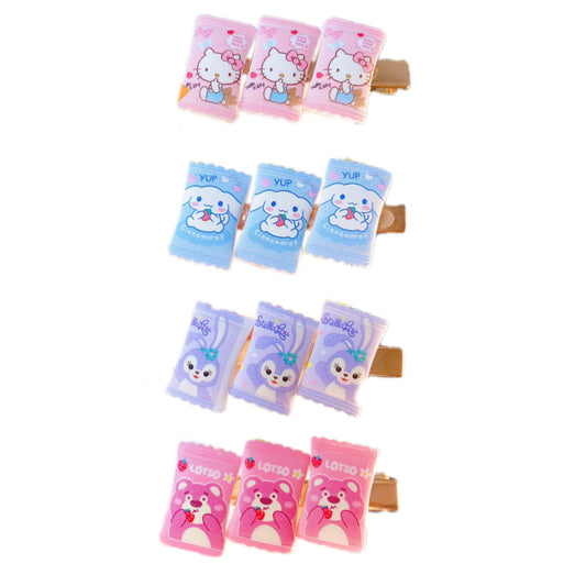 Cartoon candy bag clips