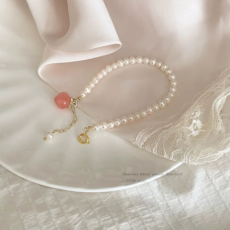 Peach bracelet