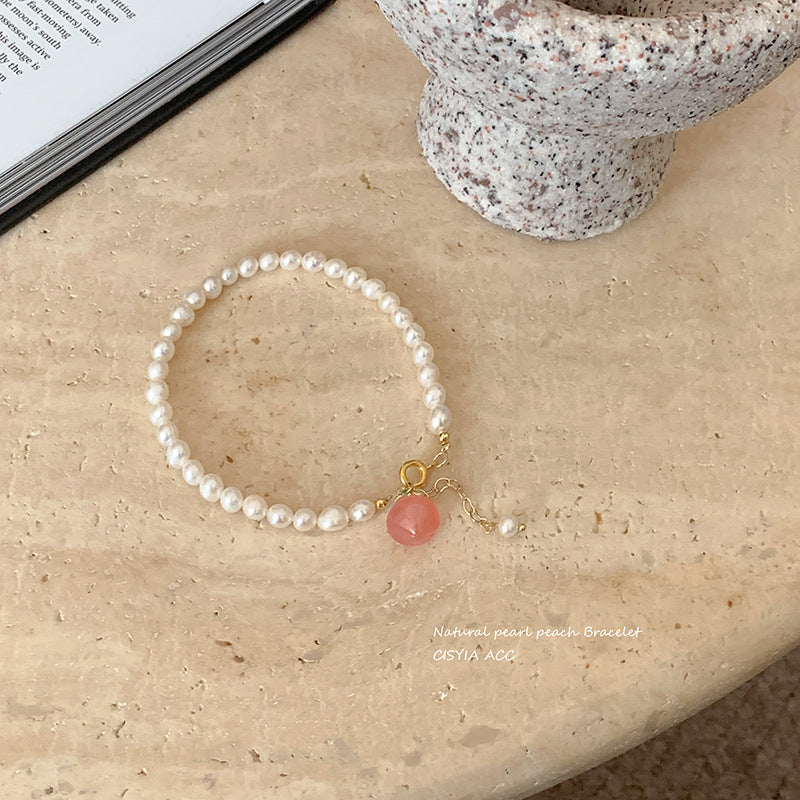 Peach bracelet