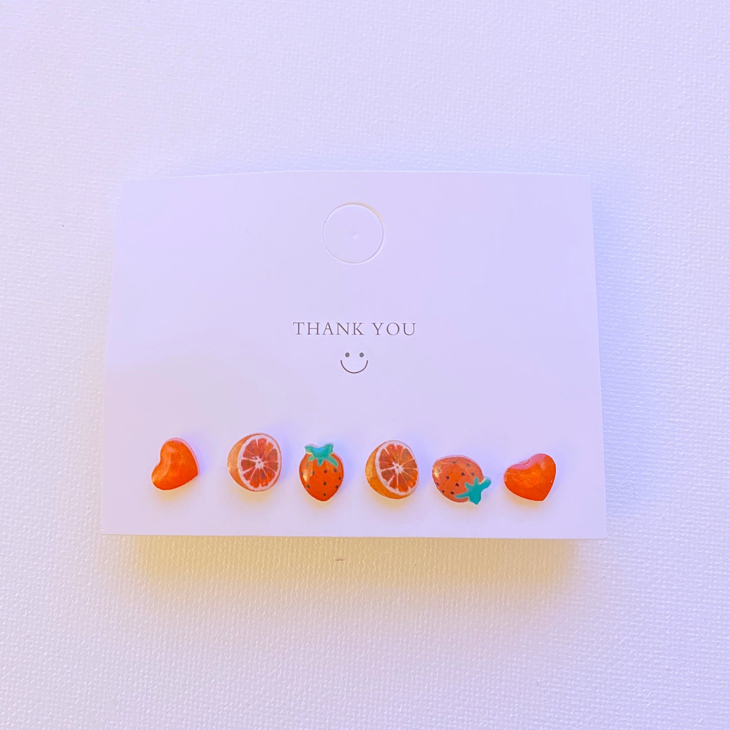 Fruity stud earring set