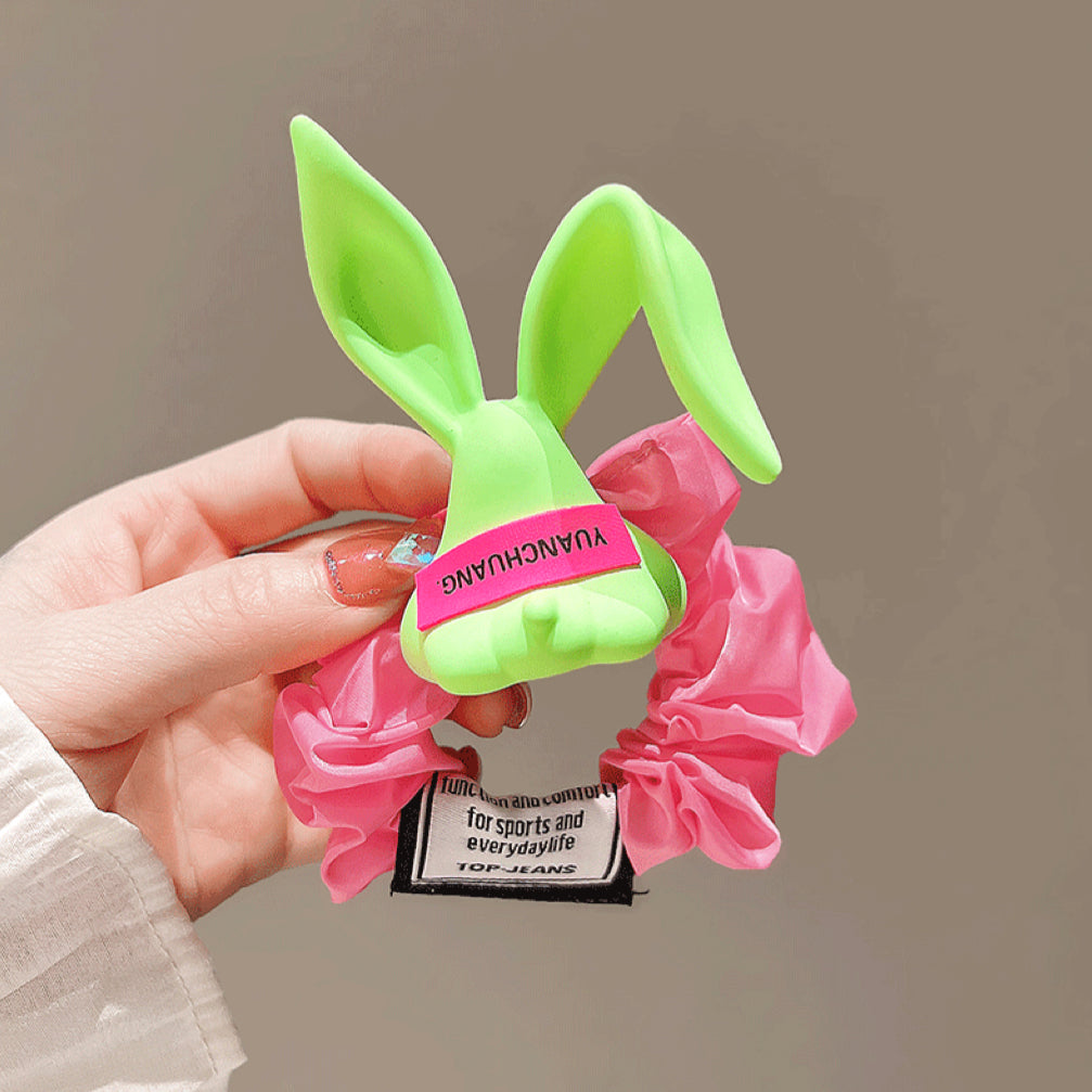 Rabbit hair tie