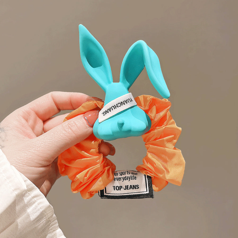 Rabbit hair tie