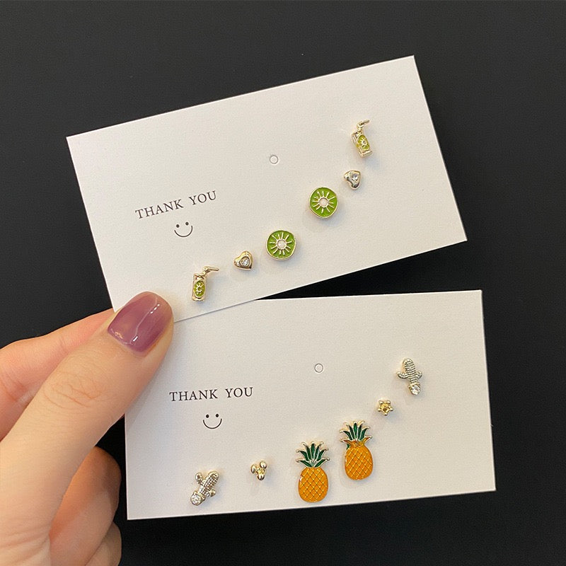 Tropical series stud earring