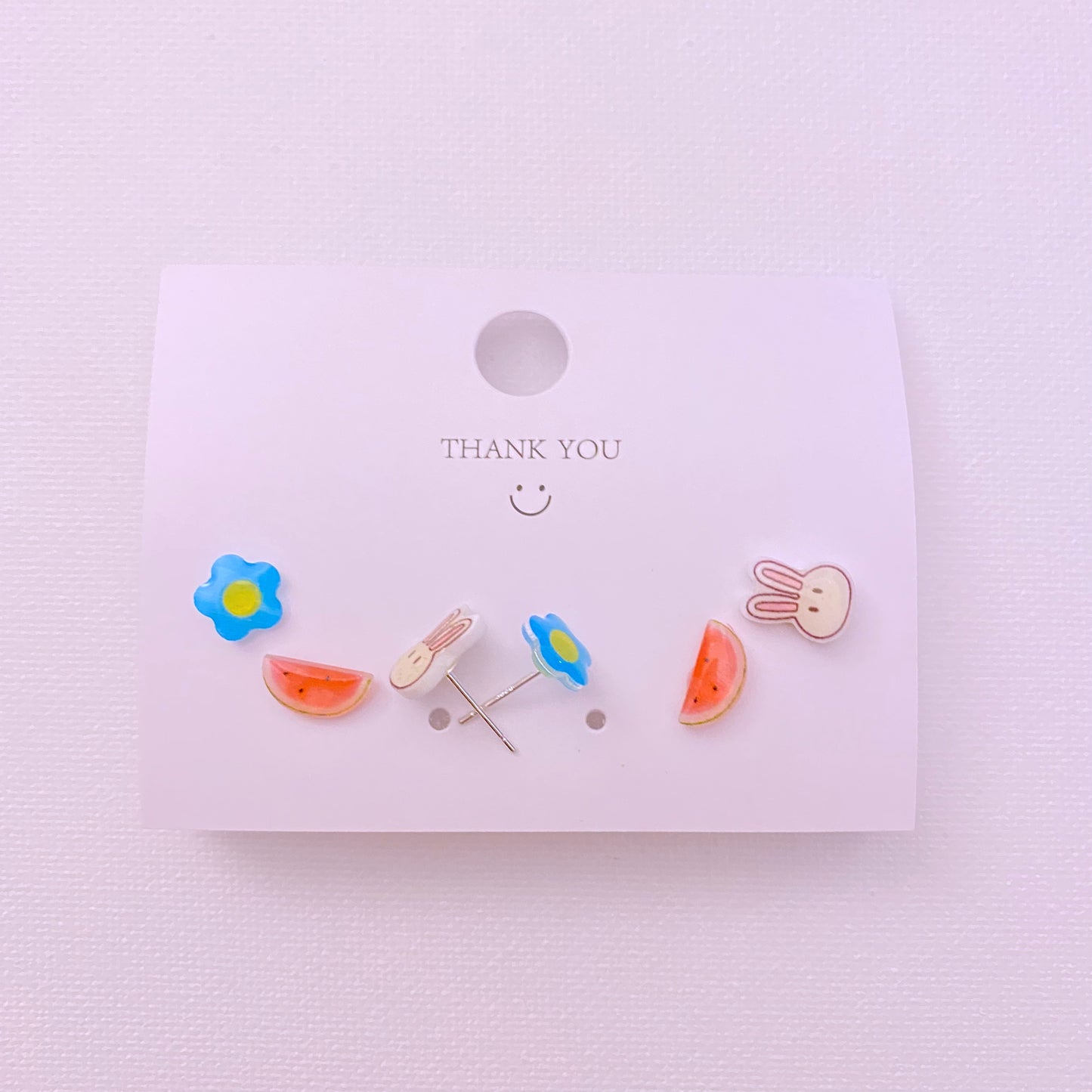 Watermelon stud earring set