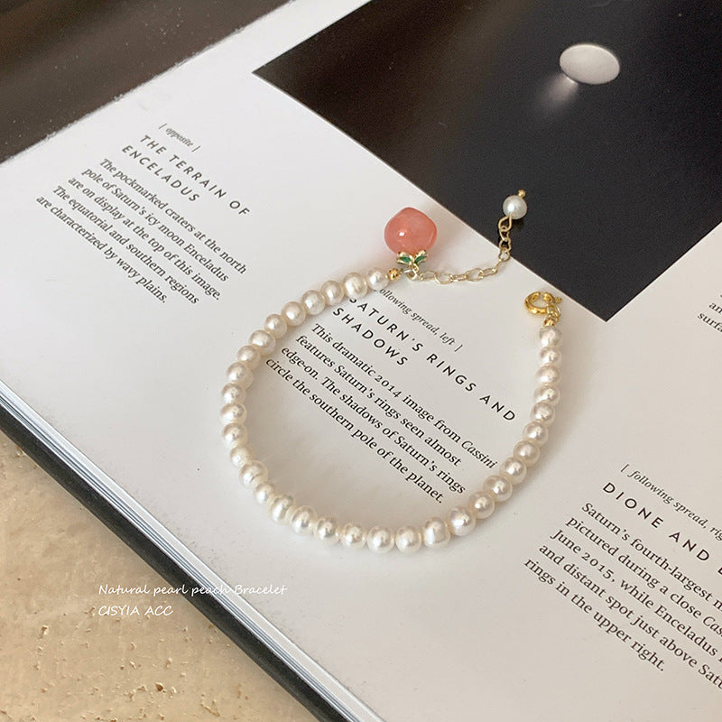 Peach bracelet