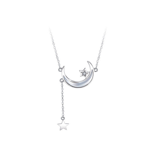 S925 Moon Star necklace