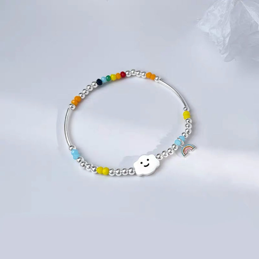 Rainbow bear bracelet