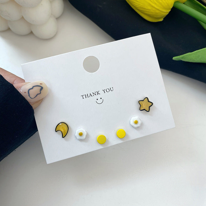 Summer time series stud earring